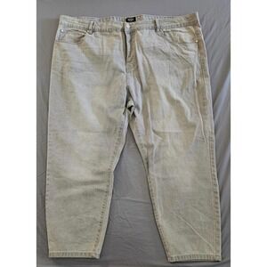 BoohooMAN Jeans Men‎ 46 Tan Button Fly Straight Leg Denim Pants